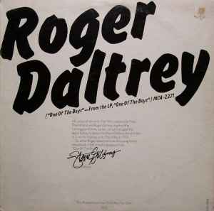 Roger Daltrey - One Of The Boys / Please Don't Say Goodbye Album-Cover