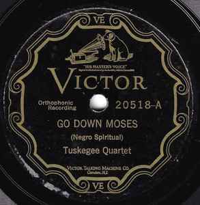 Tuskegee Quartet - Go Down Moses / I Want To Be Like Jesus album cover