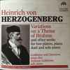 Heinrich Von Herzogenberg, Goldstone And Clemmow, Anthony Goldstone - Heinrich Von Herzogenberg: Variations On A Theme Of Brahms And Other Works For Two Pianos, Piano Duet And Solo Piano