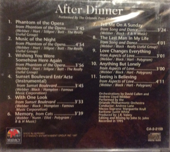 descargar álbum Orlando Pops Orchestra - Music Moods After Dinner