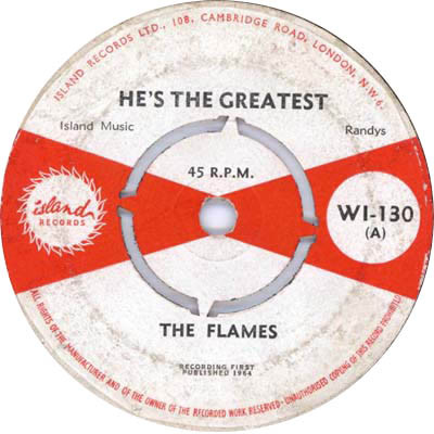 The Flames – He's The Greatest (1964, Vinyl) - Discogs