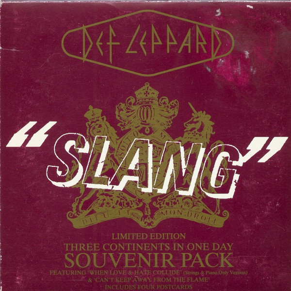 Def Leppard – Slang (1996, Souvenir Pack, CD) - Discogs