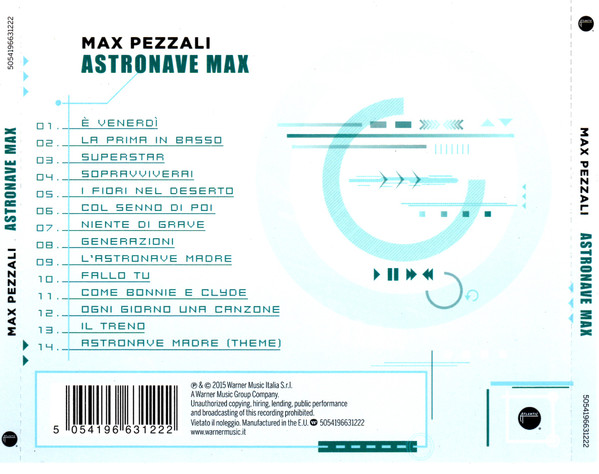 baixar álbum Max Pezzali - Astronave Max