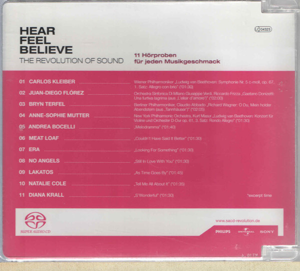 Album herunterladen Various - Hear Feel Believe The Revolution Of Sound