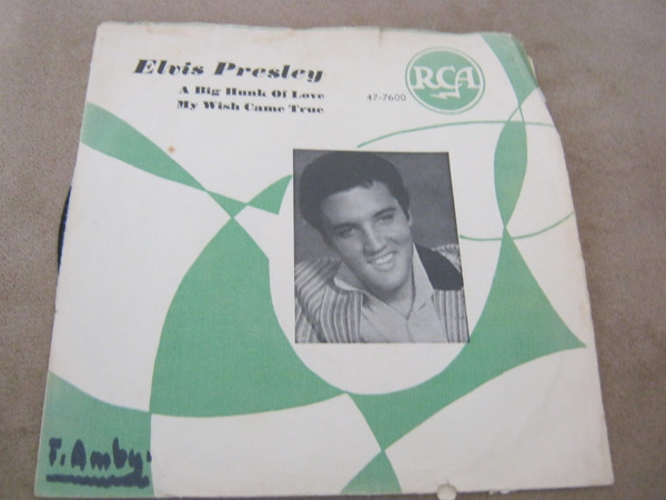 Elvis Presley – A Big Hunk Of Love / My Wish Came True (1959, Vinyl) -  Discogs