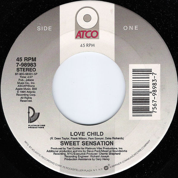 Sweet Sensation – Love Child (1990, CD) - Discogs