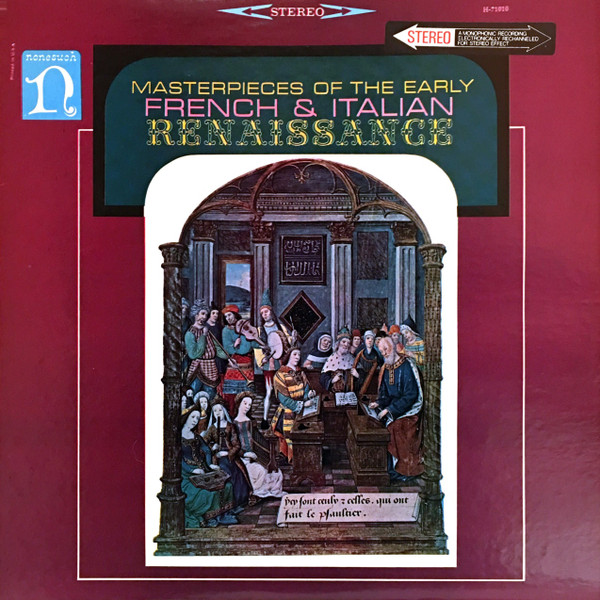 last ned album Various - Masterpieces Of The Early French Italian Renaissance