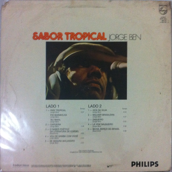 ladda ner album Jorge Ben - Sabor Tropical