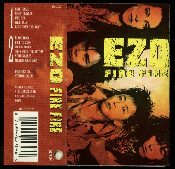 Ezo – Fire Fire (1989, Cassette) - Discogs