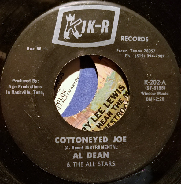 Heart of Texas Records - Mr. Cotton Eyed Joe Al Dean has passed