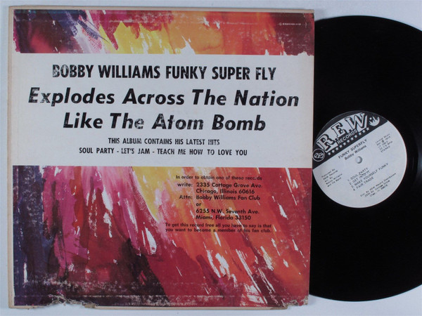 Bobby Williams – Funky Super Fly (1974, Vinyl) - Discogs