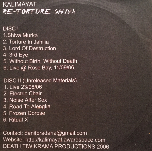 Album herunterladen Kalimayat - Re Torture Shiva