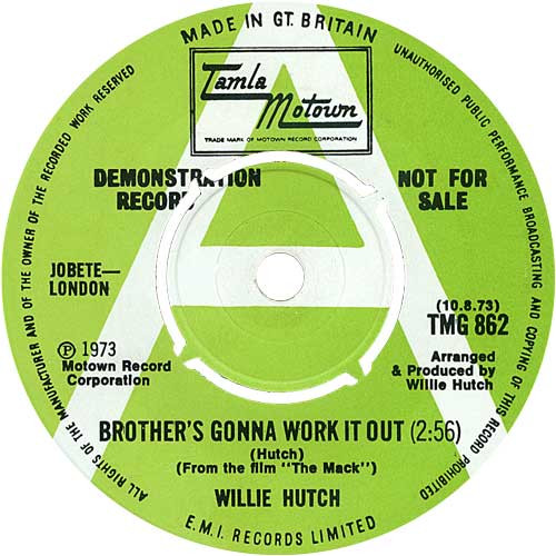 Willie Hutch – Brother's Gonna Work It Out / I Choose You (1973