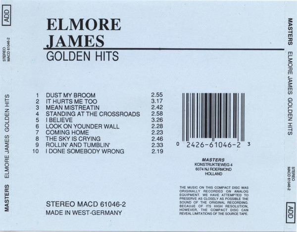descargar álbum Elmore James - Golden Hits