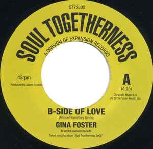 Gina Foster - B-Side Of Love / Expect A Miracle