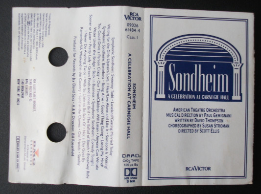 télécharger l'album Download Stephen Sondheim Various - Sondheim A Celebration At Carnegie Hall album