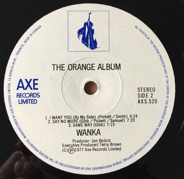 Wanka - The Orange Album | Axe Records (AXS 520) - 3