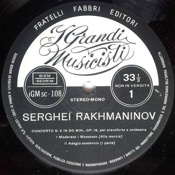 ladda ner album Serghei Rakhmaninov - Serghei Rakhmaninov I