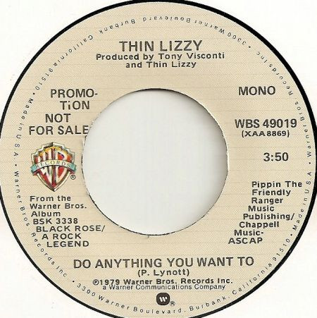 Thin Lizzy – Do Anything You Want To (1979, Vinyl) - Discogs