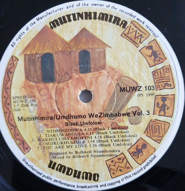 ladda ner album Black Umfolosi Zama Zama Choir - MutinhimiraUmdhumo We Zimbabwe Vol 3