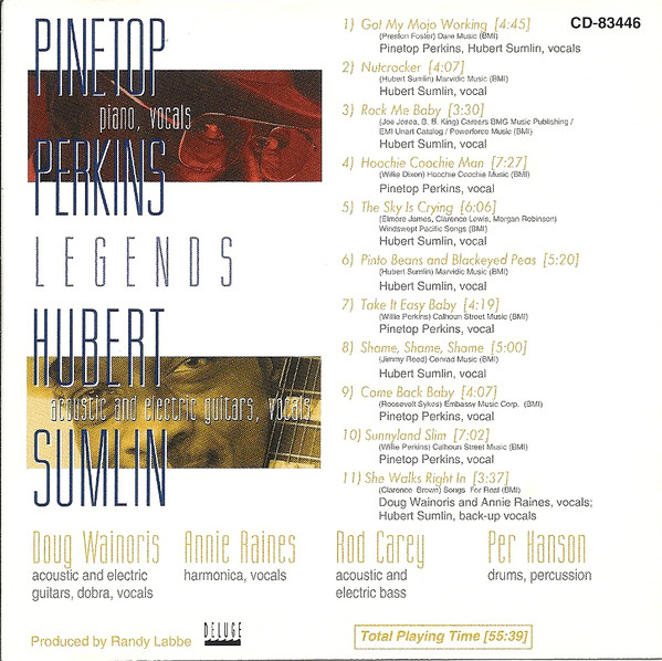 last ned album Pinetop Perkins Hubert Sumlin - Legends