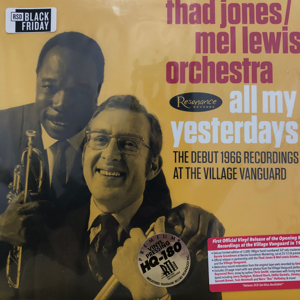 Thad Jones / Mel Lewis Orchestra – All My Yesterdays (2016, CD