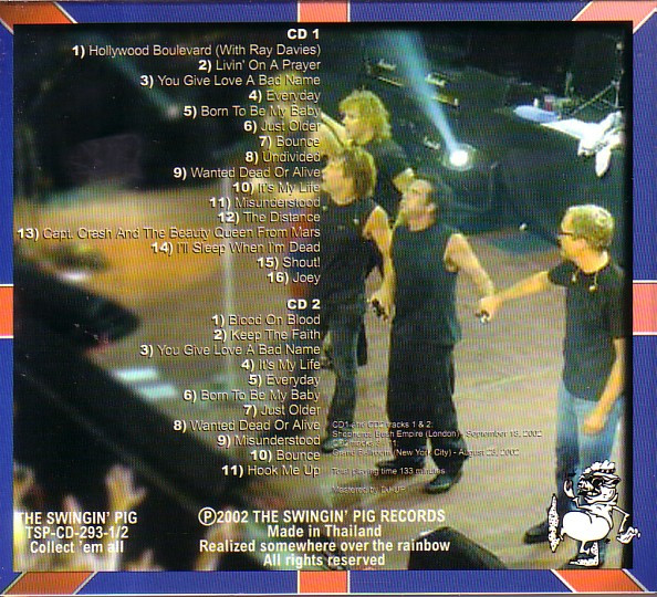 last ned album Bon Jovi - London 2002