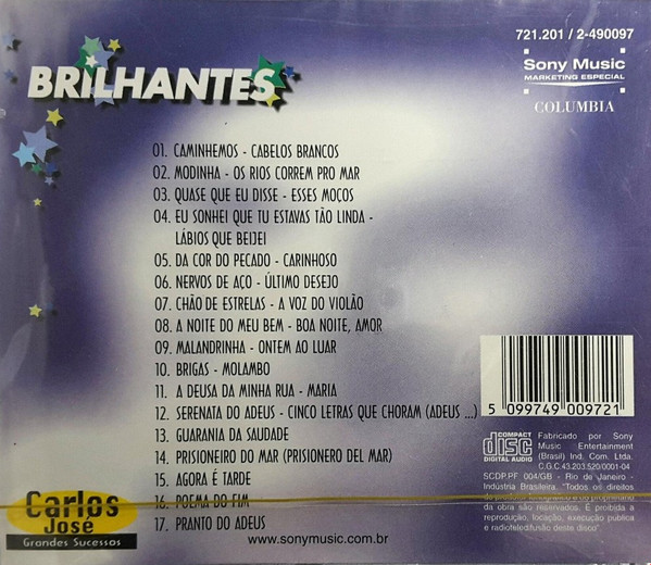 lataa albumi Carlos José - Brilhantes