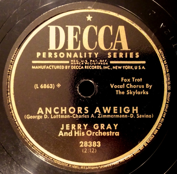 baixar álbum Jerry Gray And His Orchestra - Anchors Aweigh On Brave Old Army Team