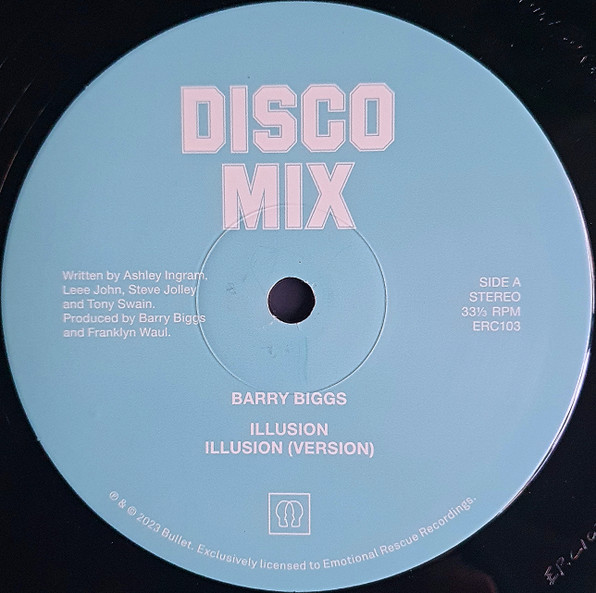 Barry Biggs – Illusion (1983, Vinyl) - Discogs