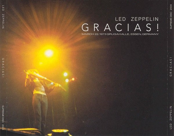 Led Zeppelin – Gracias! (2004, CD) - Discogs