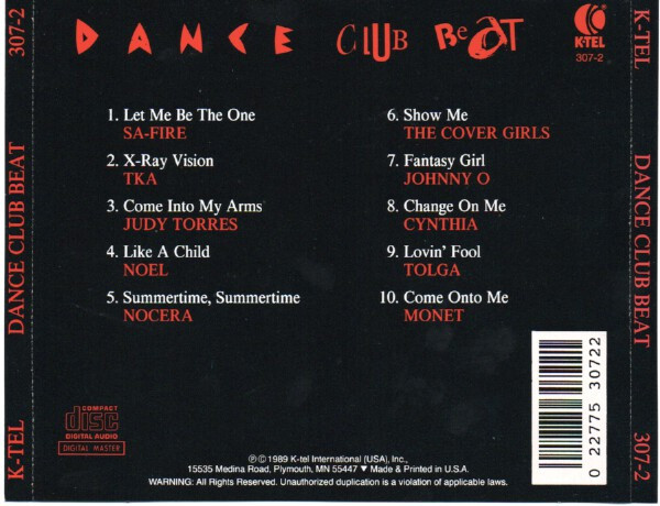 Album herunterladen Various - Dance Club Beat