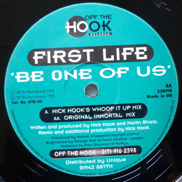 First Life – Be One Of Us (1998, Vinyl) - Discogs