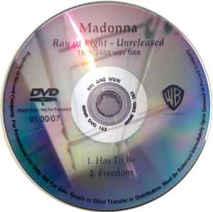 Madonna - Ray Of Light - Unreleased album cover