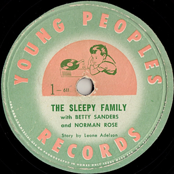 Album herunterladen Betty Sanders And Norman Rose - The Sleepy Family