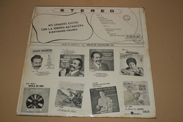 Bienvenido Granda – Canta: Angustia Y Otros Exitos (1980, Vinyl) - Discogs