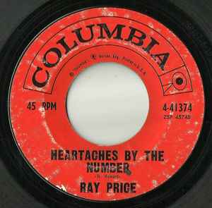 Ray Price - Heartaches By The Number album cover