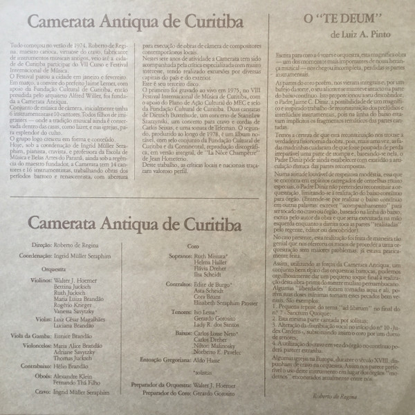 Album herunterladen Luís Álvares Pinto, Georg Friedrich Händel Händel Camerata Antiqua De Curitiba - Te Deum Salmo 112