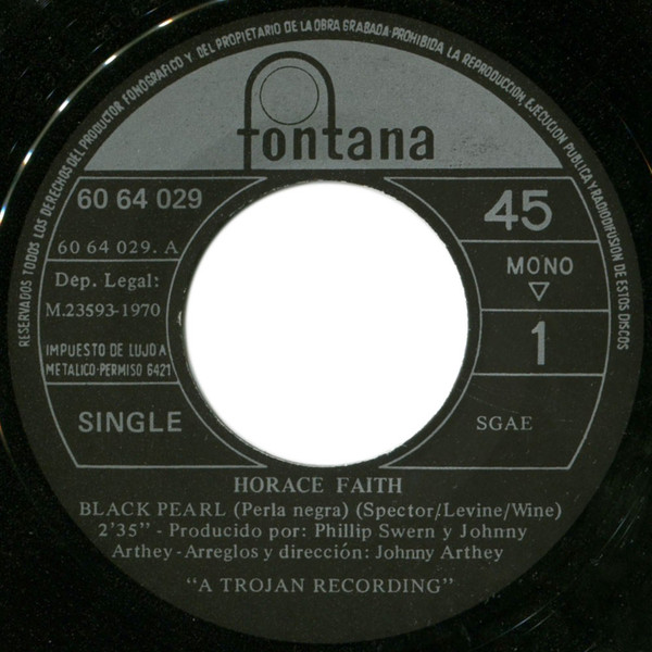 baixar álbum Horace Faith - Black Pearl Perla Negra Help Me Help Myself Ayudame A Ayudarme