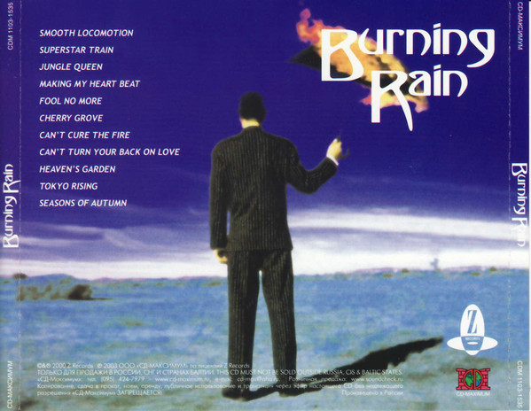 Burning Rain – Burning Rain (1999, CD) - Discogs