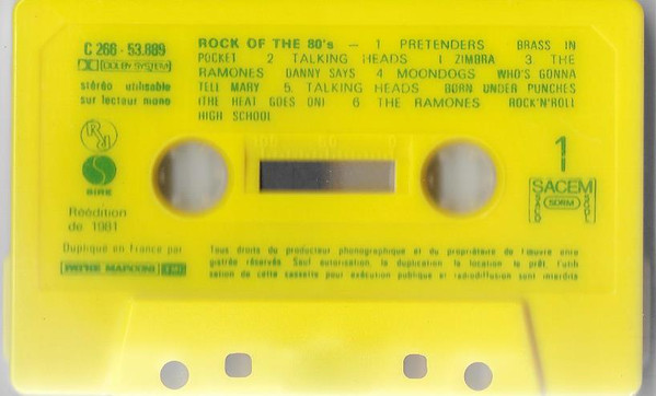 Album herunterladen Various - Rock Of The 80s Le Rock Des 80s