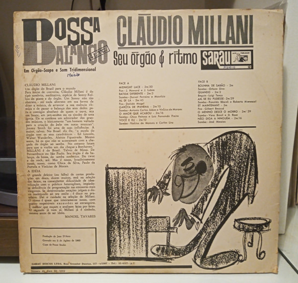 ladda ner album Claudio Millani - Bossa Balanço