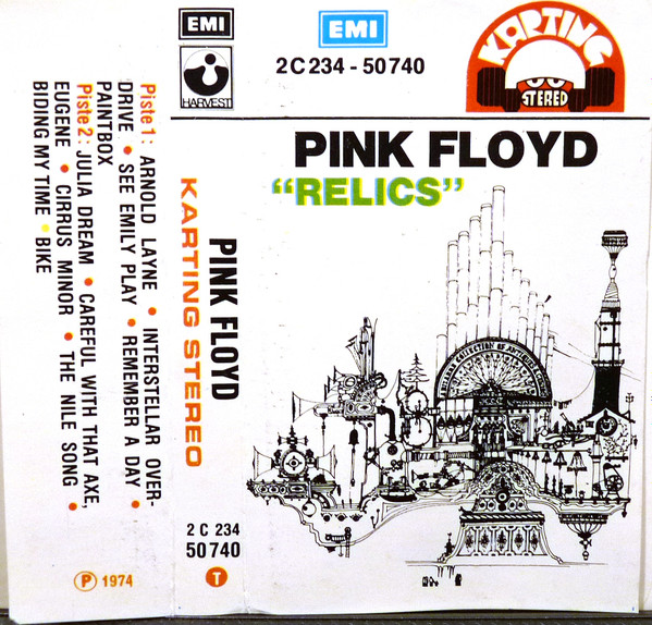 Pink Floyd - Relics - Rare New Zealand Pink Cassette 1971 Regal - Cassette