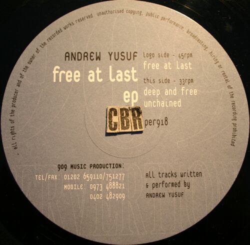 lataa albumi Andrew Yusuf - Free At Last EP