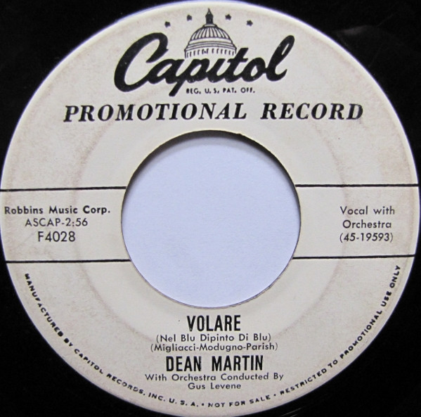 Dean Martin - Volare (Nel Blu Dipinto Di Blu) | Releases | Discogs