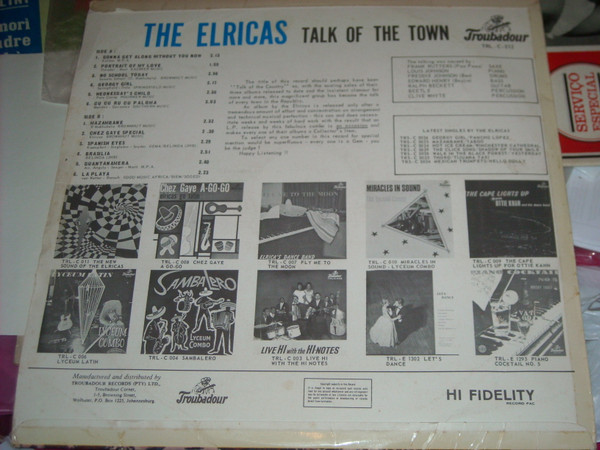 descargar álbum Elricas Dance Band - Talk Of The Town