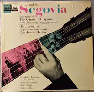 Andr s Segovia With Strings Of The Quintetto Chigiano Castelnuovo