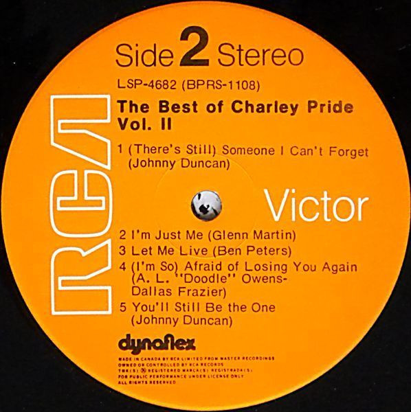 Charley Pride - The Best Of Charley Pride Vol. II | RCA Victor (LSP-4682) - 4