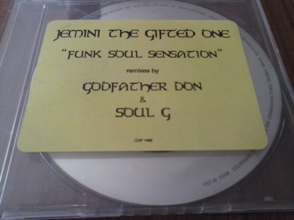 Jemini The Gifted One – Funk Soul Sensation (Remixes) (1995, CD