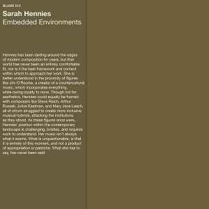 Embedded Environments - Sarah Hennies
